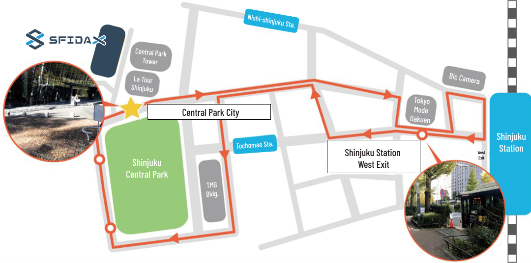 SFIDA X Main Office access route